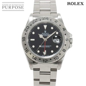 ロレックス エクスプローラー2 16570 T番 メンズ 腕時計 デイト ブラック 文字盤 オートマ 自動巻き ウォッチ 90212204 【中古】時計