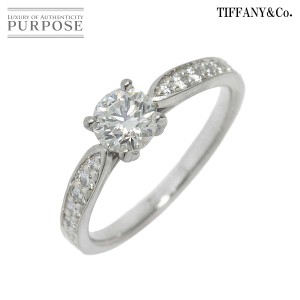 ティファニー TIFFANY&Co. ハーモニー ダイヤ 0.50ct G/VVS1/3EX 9号 リング Pt プラチナ 指輪 レディース 90220908 【中古】BJ