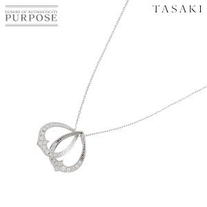 タサキ TASAKI ダイヤ 0.21ct ネックレス 45cm K18 WG ホワイトゴールド 750 田崎真珠 レディース 90220962 【中古】BJ