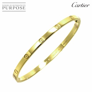 カルティエ Cartier ラブ ブレス SM #16 K18 YG イエローゴールド 750 ブレスレット バングル 証明書 レディース 90221248 【中古】BJ