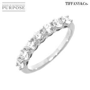 ティファニー TIFFANY&Co. フォーエバー ハーフ ダイヤ 4号 リング ダイヤ 幅3mm Pt プラチナ 指輪 レディース 90222354 【中古】BJ