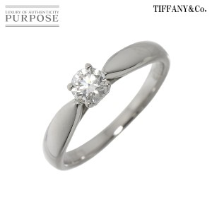 ティファニー TIFFANY&Co. ハーモニー ダイヤ 0.22ct E/VVS2/3EX 5号 リング Pt プラチナ 指輪 レディース 90223483 【中古】BJ