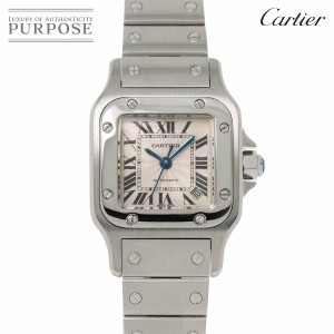 カルティエ Cartier サントスガルベSM W20062D6 レディース 腕時計 アジア限定 ピンク 文字盤 レディース 90226126 【中古】時計