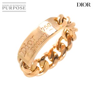 クリスチャン ディオール Christian Dior ゴルメット #46 リング K18 PG 750 指輪 チェーン レディース 90227566 【中古】BJ