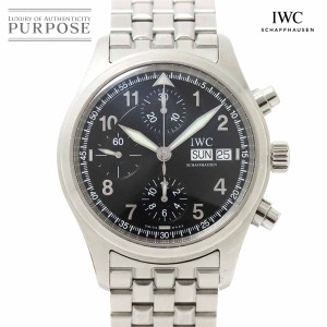 IWC スピットファイア IW370618 クロノグラフ デイデイト 自動巻き インターナショナル ウォッチ カンパニー 90229180 【中古】時計