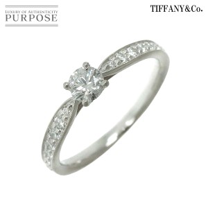 ティファニー TIFFANY&Co. ハーモニー ダイヤ 0.21ct F/VS2/3EX 7号 リング Pt プラチナ 指輪 鑑定書 レディース 90229804 【中古】BJ