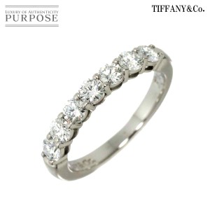 ティファニー TIFFANY&Co. フォーエバー ハーフ ダイヤ 6.5号 リング ダイヤ 幅3mm Pt 指輪 レディース 90229936 【中古】BJ