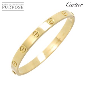 カルティエ Cartier ラブ ブレス #16 K18 YG イエローゴールド 750 ブレスレット バングル【証明書】レディース 90231209 【中古】BJ