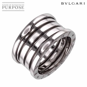 ブルガリ BVLGARI ビーゼロワン 4バンド #53 リング K18 WG ホワイトゴールド 750 B-ZERO1 指輪 レディース 90231690 【中古】BJ