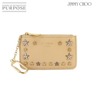 ジミーチュウ 財布 JIMMY CHOO スター スタッズ コインケース 小銭入れ レザー レディース 90232019 【中古】ブランド