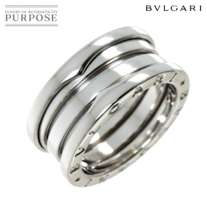 ブルガリ BVLGARI ビーゼロワン 3バンド #51 リング K18 WG ホワイトゴールド 750 指輪 B-ZERO1 レディース 90234053 【中古】BJ