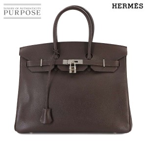 新品同様 エルメス バッグ HERMES バーキン35 ハンド バッグ エプソン ショコラ □L刻印 レディース 90235817 【中古】ブランド