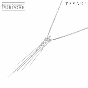 タサキ TASAKI ダイヤ 0.69ct ネックレス 48cm K18 WG ホワイトゴールド 750 田崎真珠 レディース 90236313 【中古】BJ