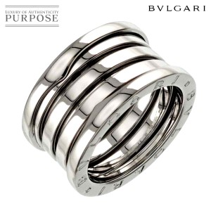 ブルガリ BVLGARI ビーゼロワン 4バンド #53 リング K18 WG ホワイトゴールド 750 B-ZERO1 指輪 レディース 90236350 【中古】BJ