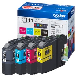 【純正インク】ブラザー工業(Brother) 純正インク LC111インクカートリッジ 4色セット LC111-4PK【送料無料】