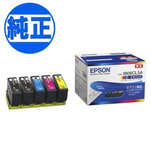 【純正インク】EPSON 純正インク IB06 メガネ インクカートリッジ4色5本パックIB06CL5A【送料無料】 4色5本セット BK2本、C、M、Y