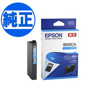 【純正インク】EPSON 純正インク IB09 インクカートリッジ シアン IB09CA【メール便可】