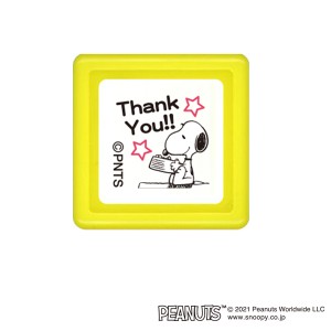 こどものかお スヌーピー ミニスタンプ浸透印 044 Thank You! 2204-044【メール便可】