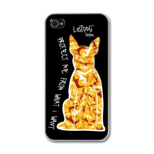 【大処分セール】BLUETREK iPhone4用ケース Smart Cover LOST DOG カモフラドッグ【メール便送料無料】