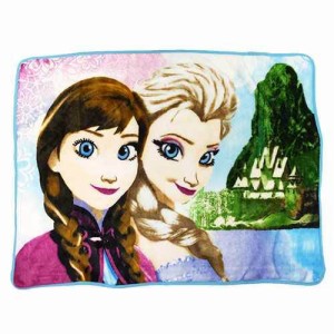 アナと雪の女王マイクロひざ掛け　ひざ掛け毛布/フランネルブランケット/アナ＆エルサ ディズニー