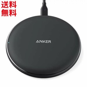 Anker ワイヤレス充電器 Anker PowerWave Pad Qi 認証 おくだけ充電器 iPhone 最新機種 11 / 11 Pro / 11 Pro Max/XS/XS Max/XR/X / 8 / 