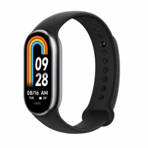 スマートウォッチ Xiaomi Smart Band 8 本体 シャオミ スマートバンド8 M2239B1 1.62インチ iPhone&Android対応 ブラック ■