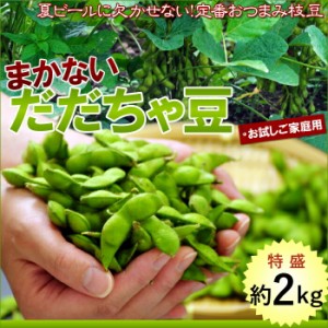 えだまめ 枝豆 エダマメ 訳あり だだちゃ豆 約2kg 山形産  産直 取寄せ 家庭用 野菜 おつまみ 居酒屋 まめ 豆 マメ / 沖縄・離島配送不可