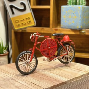 ブリキカー 43083 消防自転車 ブリキ おもちゃ 自転車 アンティーク レトロ コレクション ヴィンテージ カフェ プレゼント ギフト インテ