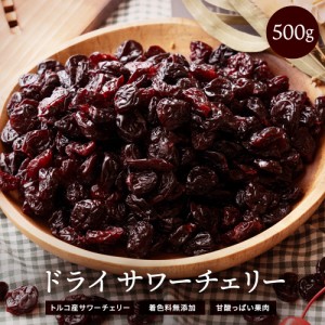 ドライフルーツ ドライサワーチェリー500g ドライチェリー さくらんぼ  [ 送料無料  トルコ産  大容量 お徳用 業務用 お取り寄せ  ドライ