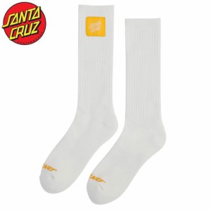 サンタクルーズ SANTA CRUZ ハイソックス VENTURE OPUS ECO Crew SOCKS ホワイト NO46