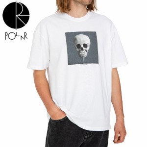 POLAR ポーラー スケボー Tシャツ MORPHOLOGY TEE ホワイト NO37