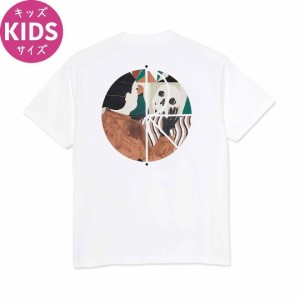 POLAR ポーラー キッズ Tシャツ IT WILL PASS FILL LOGO TEE JR ジュニアサイズ ホワイト NO7