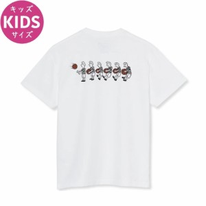 POLAR ポーラー キッズ Tシャツ BASKETBALL TEE JR ジュニアサイズ ホワイト NO4