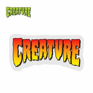 クリーチャー CREATURE スケボー ステッカー LOGO 2.8cm ｘ 5.5cm NO53