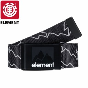 ELEMENT エレメント スケボー ベルト BEYOND OUTDOOR BELT フリントブラック NO01