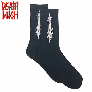 デスウィッシュ DEATH WISH スケボー ソックス RESURRECTION NAVY SOCKS ネイビー NO8