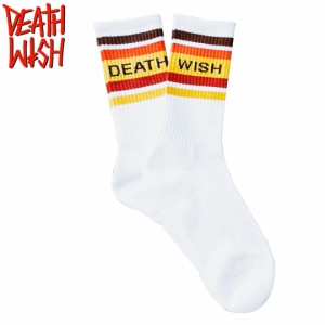 デスウィッシュ DEATH WISH スケボー ソックス DRIFTERS SOCKS ホワイト NO9