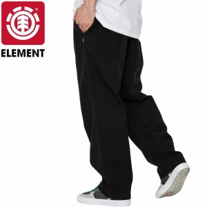 ELEMENT エレメント スケボー パンツ CHILLIN TWILL ウォッシュドブラック NO04