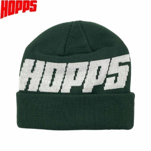 HOPPS ホップス スケボー キャップビーニー BIGHOPPS KNITED BEANIE グリーン NO01