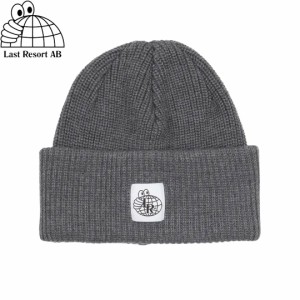 LAST RESORT AB ラストリゾート ニットキャップ DOUBLE FOLD MERINO BEANIE ヘザーグレー NO01