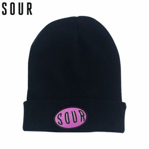 SOUR SOLUTION サワーソリューション スケートボード ニットキャップ GM BEANIE HAT ブラック NO1