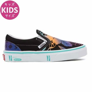 VANS バンズ スケート キッズ・ガールズ シューズUSA企画 CLASSIC SLIP-ON スリッポン VN0A7Q5GARZ CRAYOLA DIY NO34