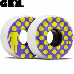 GIRL ガールスケートボード ウィール DOT CRUISER WHEELS 80A ソフト 56mm NO49