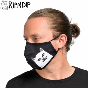 RIPNDIP リップンディップ スケボー マスク LORD NERMAL VENTILATED MASK ブラックNO2