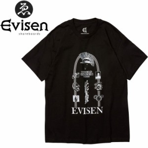 EVISEN エビセン スケボー Tシャツ KREISWAGEN V9000 MONO TEE ブラック NO8