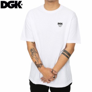 DGK ディージーケー スケボー Tシャツ ALL STAR MINI LOGO TEE ホワイト NO313