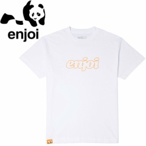 ENJOI エンジョイ スケートボード Tシャツ SEVENTIES LOGO PRICEPOINT TEE  ホワイト NO78