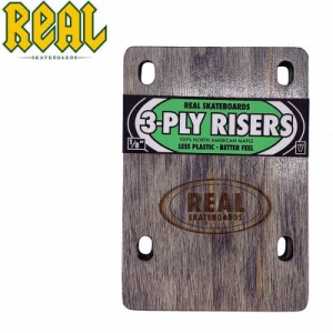 リアル REAL スケボー ライザーパッド 3-PLY RISERS 1/8 VENTURE(ベンチャートラック系のベースプレート用)NO2