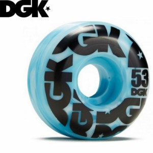 DGK ディージーケー スケボー ウィール SWIRL FORMULA WHEELS 101A ブルー 53mm NO9