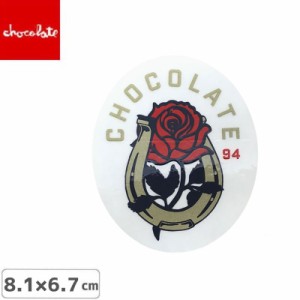 CHOCOLATE チョコレートステッカー スケボー  LOGO STICKER マルチ 8.1cm x 6.7cm NO28